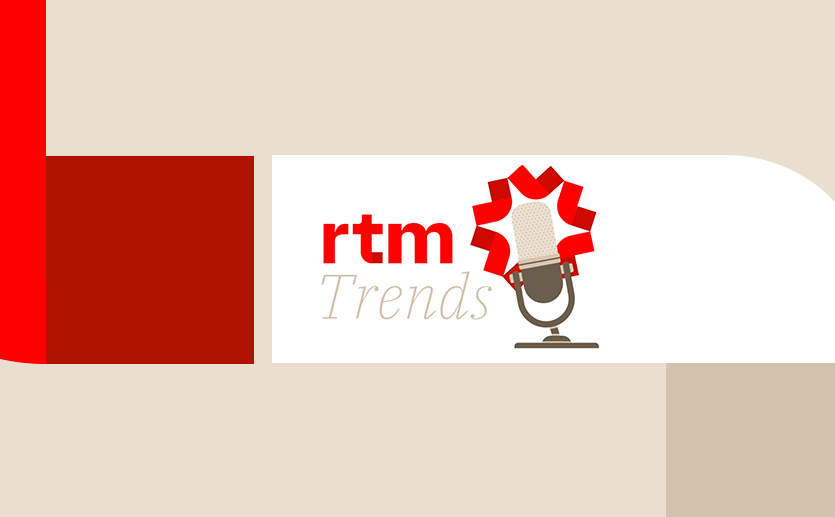 Capa do novo videocast, RTM Trends.