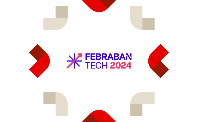 Imagem ilustrativa com o logo do Febraban Tech 2024.