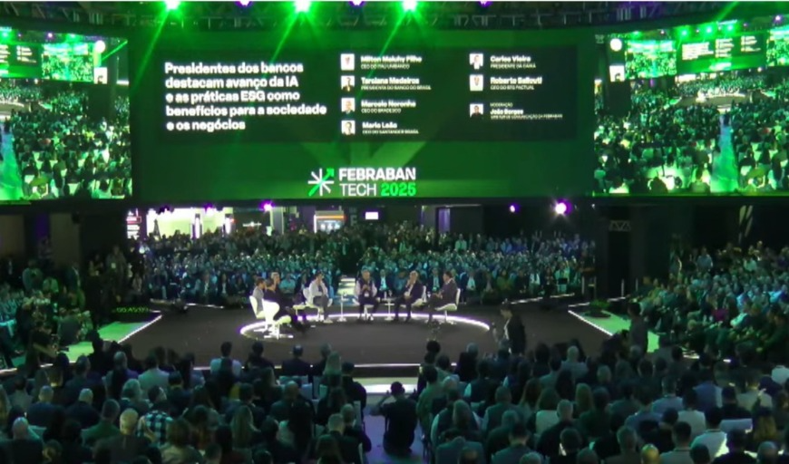 Plenária principal do Febraban Tech 2025.