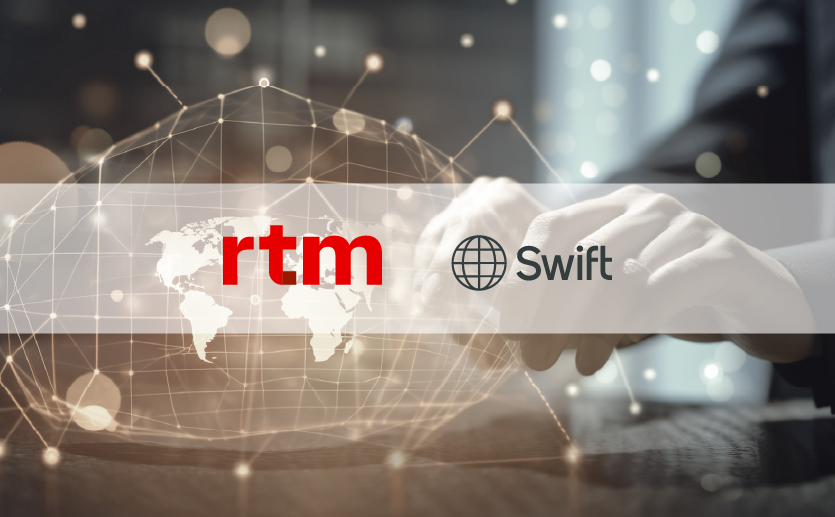 Logos da RTM e da Swift